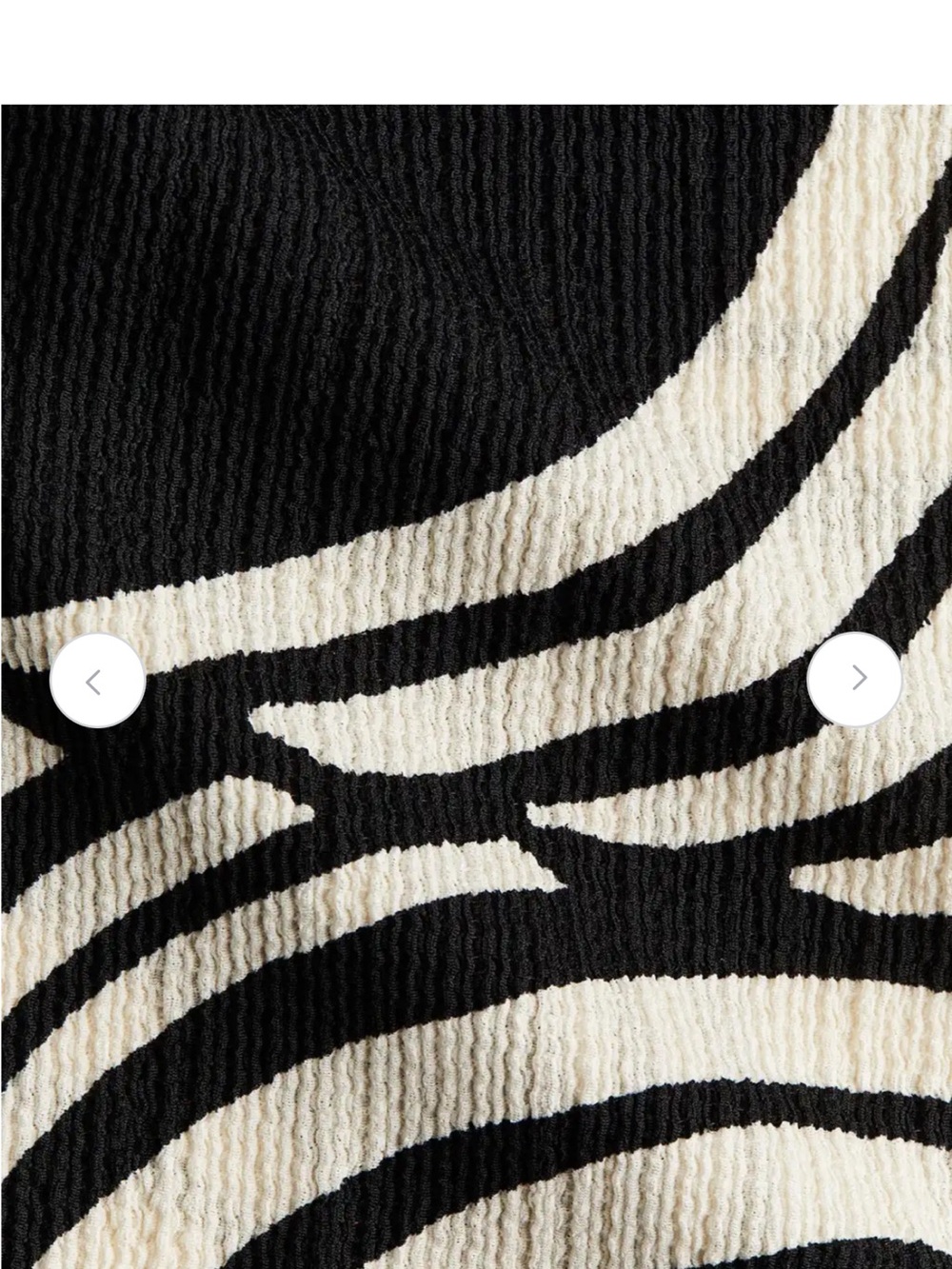 H&M Women’s Black and White Striped Patterned Jumpsuit Medium - Picture 4 of 11